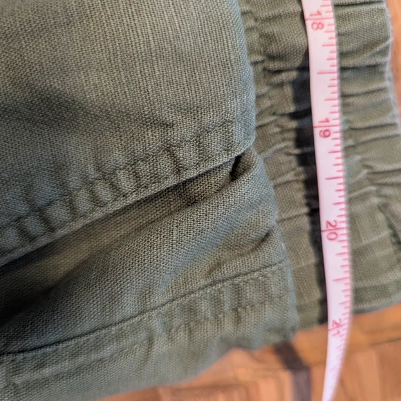 Amazon Essentials Olive Green Wide-Leg Drawstring Cargo Pants Pants - Picture 4 of 6